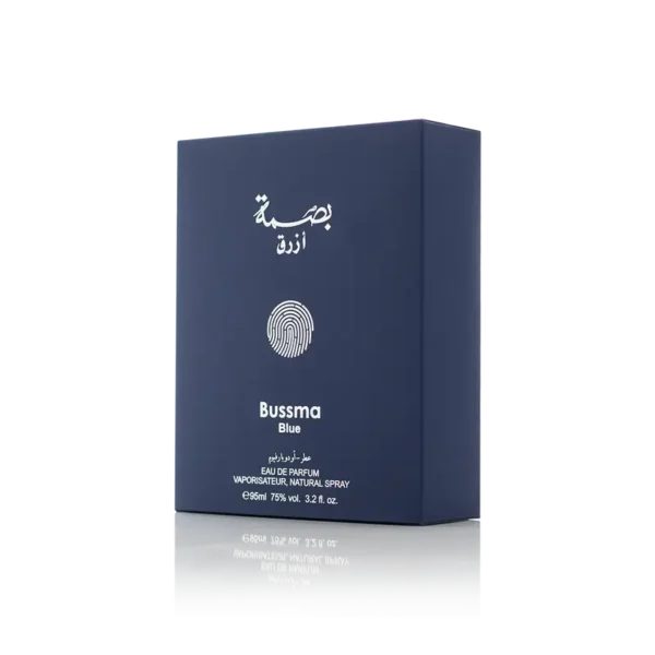 ⁦البصمة الازرق من العربية للعود Bussma Blue 95 ml Eau de Parfum⁩ – תמונה ⁦5⁩
