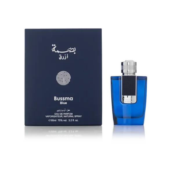 ⁦البصمة الازرق من العربية للعود Bussma Blue 95 ml Eau de Parfum⁩ – תמונה ⁦2⁩