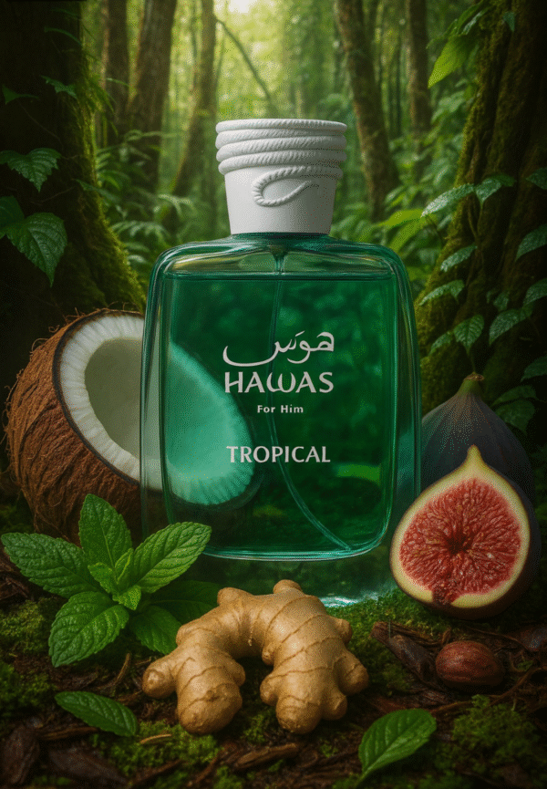 בושם הוואס טרופיקל רסאסי  Rasasi Hawas Tropical Eau de Parfum for Men 100 ML