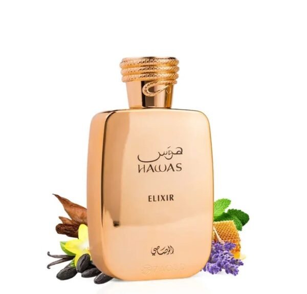 בושם הוואס אליקסיר רסאסי 100 מ״ל א.ד.פ Hawas Elixir Rasasi For Him 100ML EDP