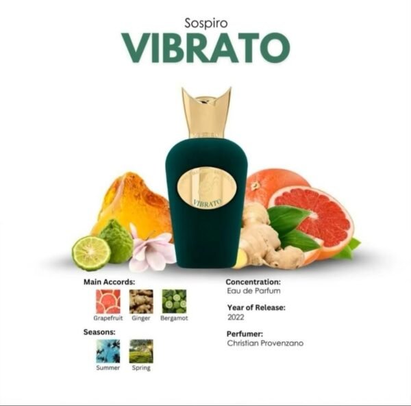 ⁦Vibrato Sospiro Perfumes Unisex 100 ML⁩ – תמונה ⁦3⁩